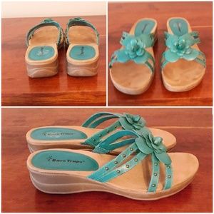 Bear Traps Leather Sandals 8.5